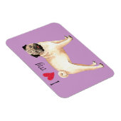 I Love my Pug マグネット (右側)