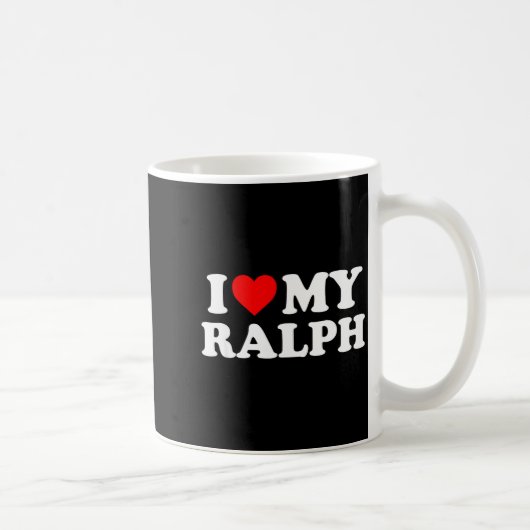 I Love My Ralph  コーヒーマグカップ (右)