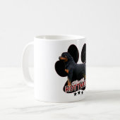 I Love My Rottweiler Mug コーヒーマグカップ (正面左)