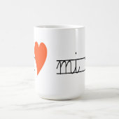 i love my school-me gusta mi cole コーヒーマグカップ (中央)