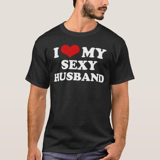 I Love My Sey Husband Funny Valentines Day Red Hea Tシャツ (正面)