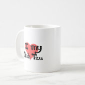 I Love My Shih Tzu  コーヒーマグカップ (正面左)