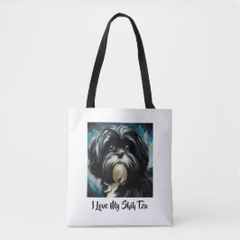 I Love My Shih Tzu Tote Bag トートバッグ