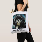 I Love My Shih Tzu Tote Bag トートバッグ (クローズアップ)