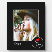 I Love My Sisの写真カスタム- パーソナライズされた フォトプラーク (正面)