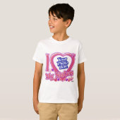I Love My Sisters pink/purple – 写真 Tシャツ (正面フル)