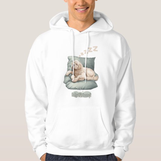 I love my smart Dog パーカ (正面)