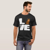 I Love My Somali Cat Tシャツ (正面フル)