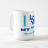 I Love My Son / Amo mio figlioバイリンガル コーヒーマグカップ (正面左)