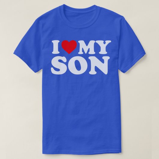 I Love My Son  Tシャツ (デザイン正面)