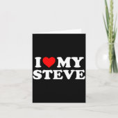 I Love My Steve  カード (正面)