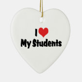 I Love My Studentsオーナメント セラミックオーナメント (右)