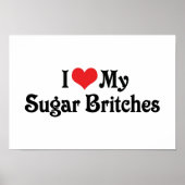 I Love My Sugar Britches ポスター (正面)