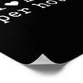 I Love My Super Hot Boyfriend Funny Girlfriend  ポスター (角)