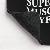 I Love My Super Hot Muscular Boyfriend Funny Love  マウスパッド (コーナー)