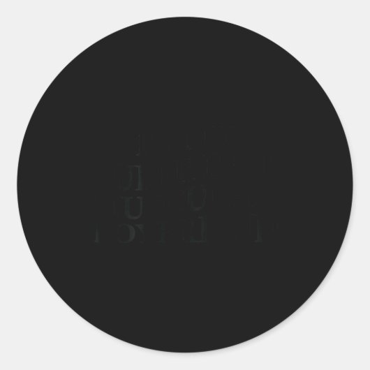 I Love My Super Hot Muscular Boyfriend Funny Love  ラウンドシール (正面)