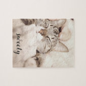 I love my sweet little cat photo ジグソーパズル (横)