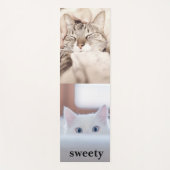 I love my sweet little cat photo ヨガマット (正面)