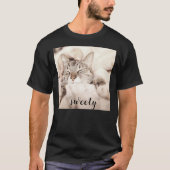 I love my sweet little cat photo tシャツ (正面)