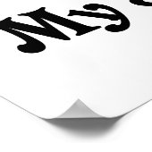 I Love My Sweetie ポスター (角)