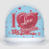 I Love My Sweetie red - hearts (正面)