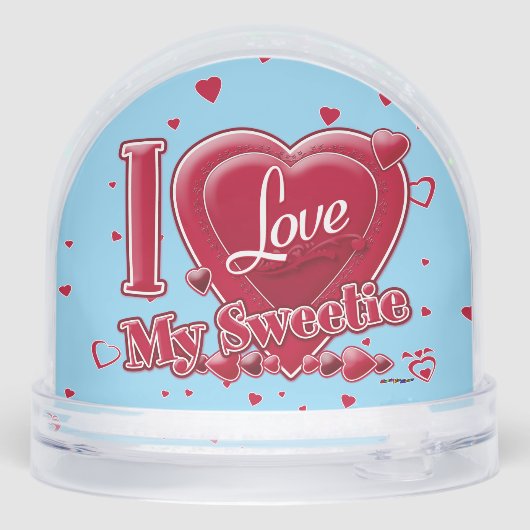 I Love My Sweetie red - hearts (裏面)