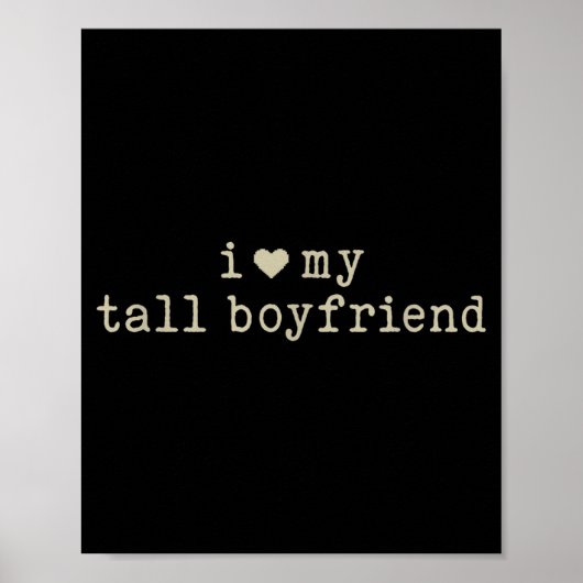I Love My Tall Boyfriend Funny Girlfriend  ポスター (正面)