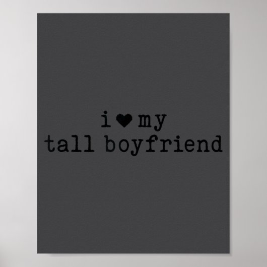 I Love My Tall Boyfriend Funny Girlfriend  ポスター (正面)