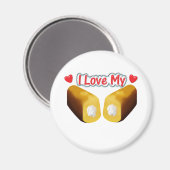 I Love My Twinkies - Magnet マグネット (正面/裏面)