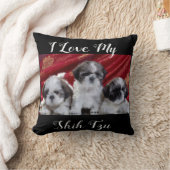 I Love My Tzu クッション (ブランケット)