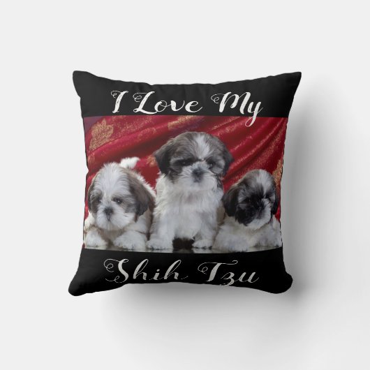 I Love My Tzu クッション (裏面)