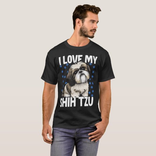 I Love My Tzu Tシャツ (正面フル)