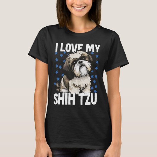 I Love My Tzu Tシャツ (正面)