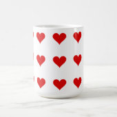 I love my Valentine`s Day - Mug with hearts  コーヒーマグカップ (中央)