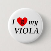 I Love My Viola (I Viola) 缶バッジ (正面)