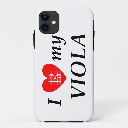 I Love My Viola (I Viola) Case-Mate iPhoneケース (裏面)