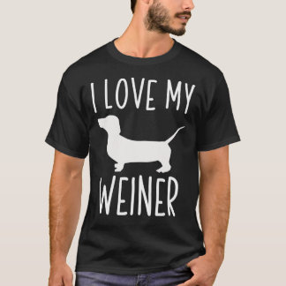 I Love My Weiner Classic T-Shirt Tシャツ