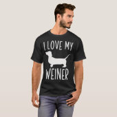 I Love My Weiner Classic T-Shirt Tシャツ (正面フル)