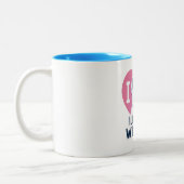  I Love My Westie Dog Mug ツートーンマグカップ (左)