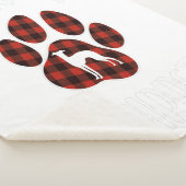 I Love My Whippet Valentine Dog Lover シェルパブランケット (3/4)