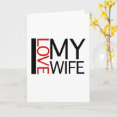 I Love My Wife （赤信号スペシャル） カード (黄色い花)