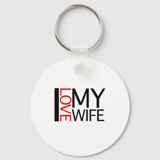 I Love My Wife （赤信号スペシャル） キーホルダー (正面)