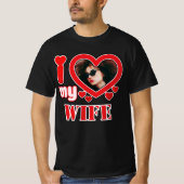 I Love My Wife Personalized Tシャツ (正面)