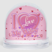 I Love My Wifey pink/purple - hearts (裏面)