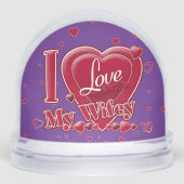 I Love My Wifey red - hearts (正面)