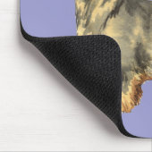 I Love my Wirehaired Dachshund マウスパッド (コーナー)