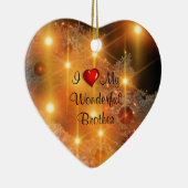 I Love My Wonderful Brother セラミックオーナメント (右)