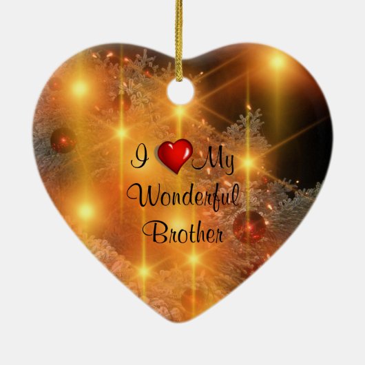 I Love My Wonderful Brother セラミックオーナメント (裏面)