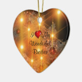 I Love My Wonderful Brother セラミックオーナメント (左)