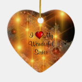 I Love My Wonderful Sister セラミックオーナメント (裏面)